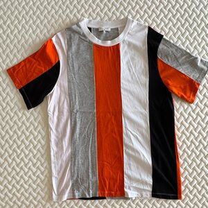 Sandro Vertical Stripe Short Sleeve Tee